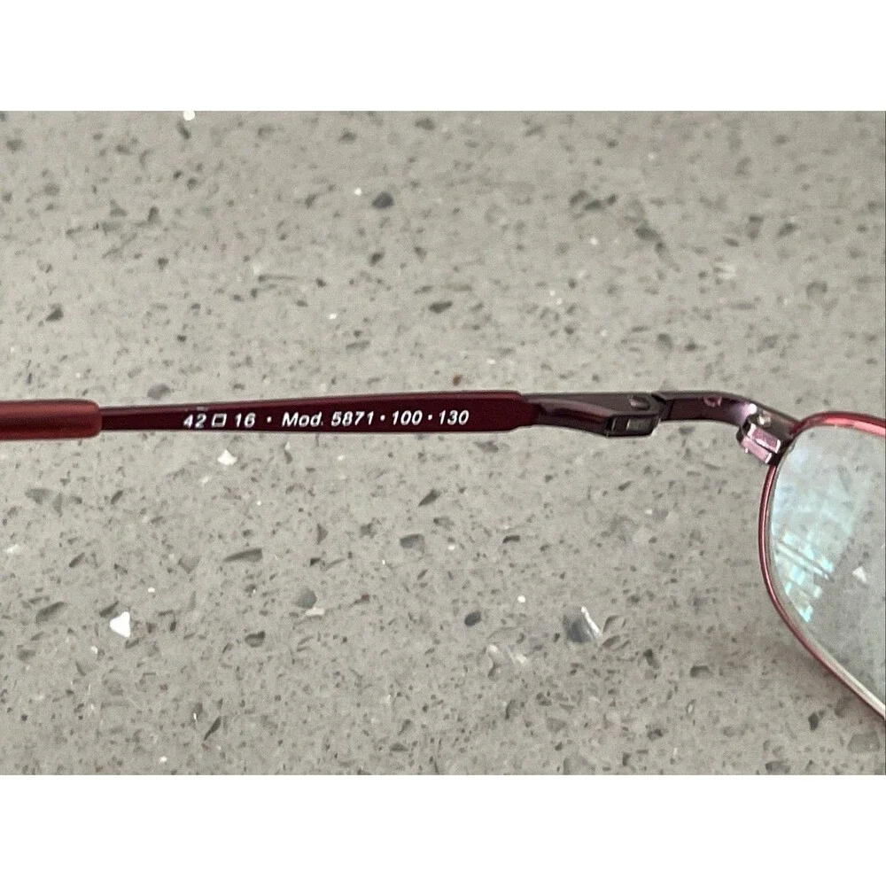 MEXX GERMANY MOD 5871 100 42-16-130 red eyeglasses Frames ONLY oval READ